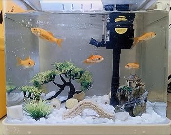 Amazon.com : AWXZOM Small Japanese Fish Tank Decorations Set